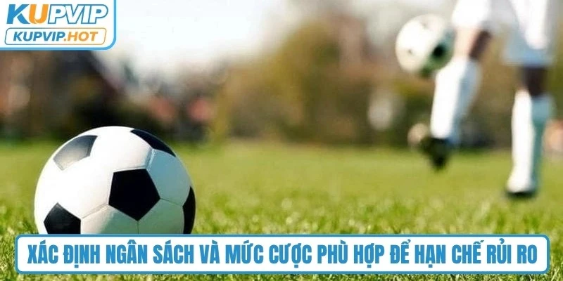 Xác định ngân sách và mức cược phù hợp để hạn chế rủi ro